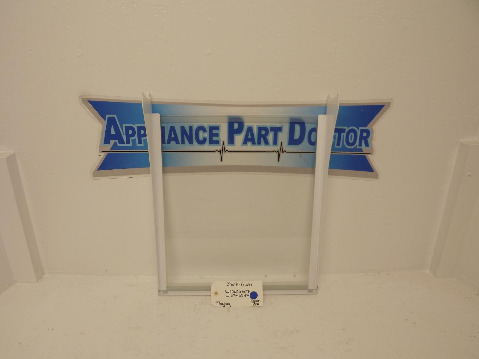 Maytag Refrigerator W10830307 W10743547 Shelf-Glass Open Box Maytag Refrigerator W10830307 W10743547 Shelf-Glass Open Box